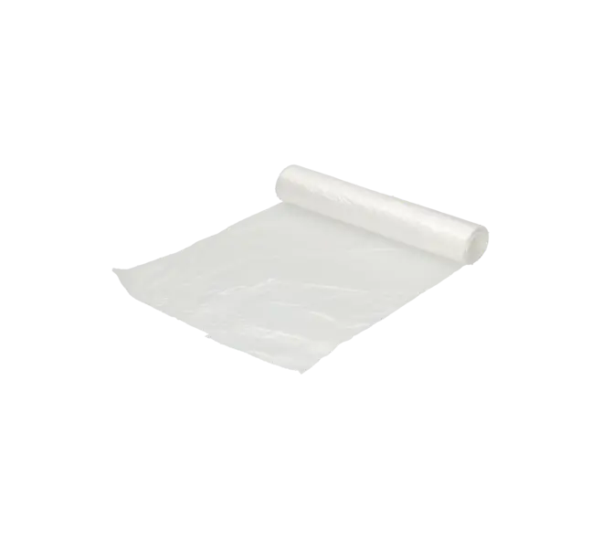 Afvalzak Gerecycled HDPE Transparant 45x50cm T15 20 Liter HY Per Doos 20 Rollen x 50 Stuks