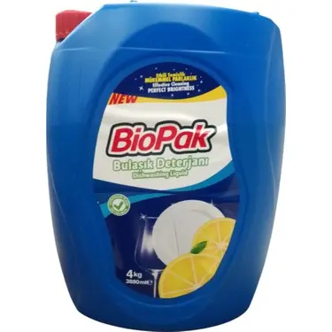 BIOPAK VLOEIBAAR AFWASMIDDEL 4 LT x 4 Stuks