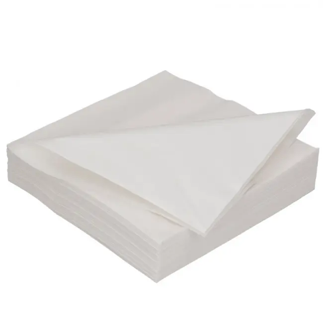 Duni Soft Bestekzakje  40x40 cm 1/8 Vouw 60 Stuks x 6 pakket Wit