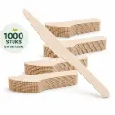 Houten mes 165mm FSC 100% BIO Per Doos 1000 Stuks