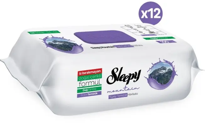 S. SURFACE CLEANING WIPES 100 PCS MOUNTAIN BREEZE