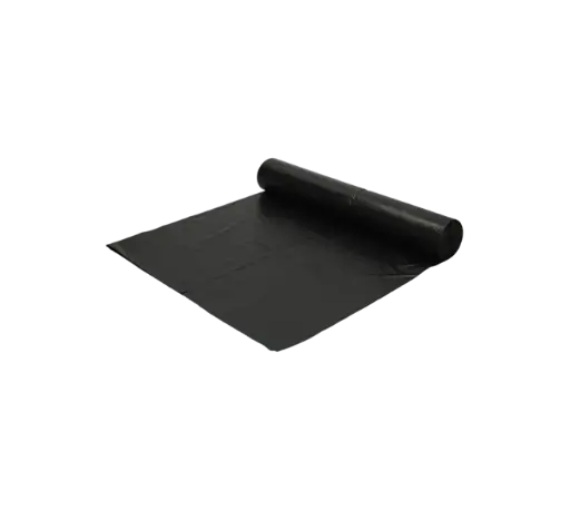 [NM150026] Afvalzak Gerecycled HDPE Zwart 70x110cm T25 120 Liter HY Per Doos 20 Rollen x 25 Stuks