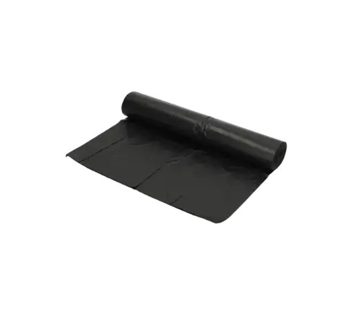 [NM150025] Afvalzak Gerecycled HDPE Zwart 60x80cm T25 60 Liter HY Per Doos 20 Rollen x 25 Stuks