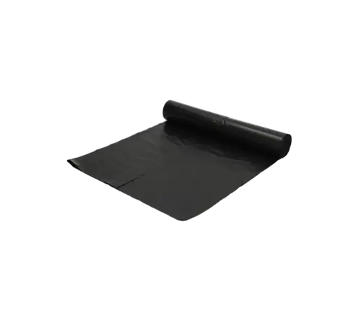 Afvalzak Gerecycled LDPE Zwart 60x80cm T60 60 Liter HY Per Doos 10 Rollen x 20 Stuks