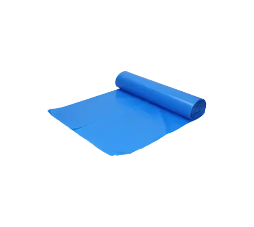[NM150028] Afvalzak Gerecycled LDPE Blauw 70x110cm T100 120 Liter HY Per Doos 10 Rollen x 20 Stuks 