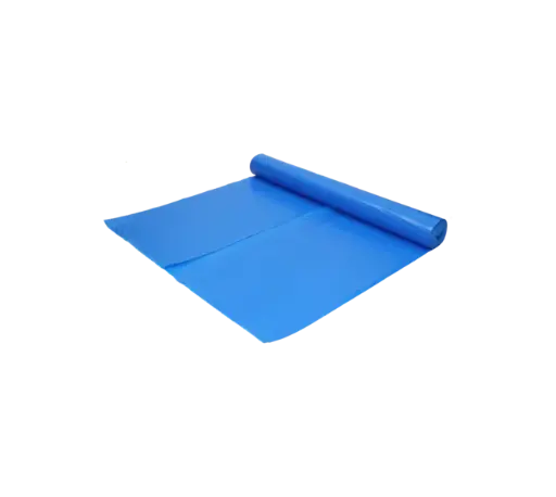 [NM150032] Afvalzak Gerecycled LDPE Blauw 90x110cm T80 140 Liter HY Per Doos 10 Rollen x 10 Stuks