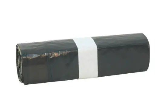 [NM150036] Afvalzakken 16liter 45x50cm pedaalemmerzakken LDPE zwart HP T25my PLUS trekband 25x20 Stuks