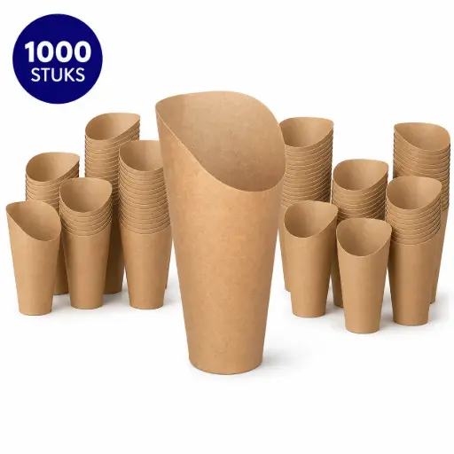Wrap snackbeker groot Kraft Per Doos 1000 Stuks