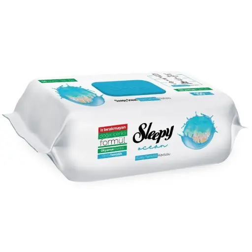 [SP150140] S. SURFACE CLEANING WIPES 100 PCS ocean, extra reiniging, wit ( Okyanus Ferah )