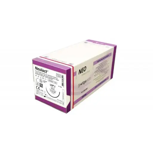 [NM130039] MP Sterile Surgical Suture Neoplene Polypropylene 4/0 19 mm Reverse Cutting 12 Stuks